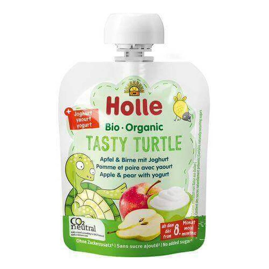 HOLLE Bio Органічний фруктовий мус з йогуртом, 85г: ціни та характеристики
