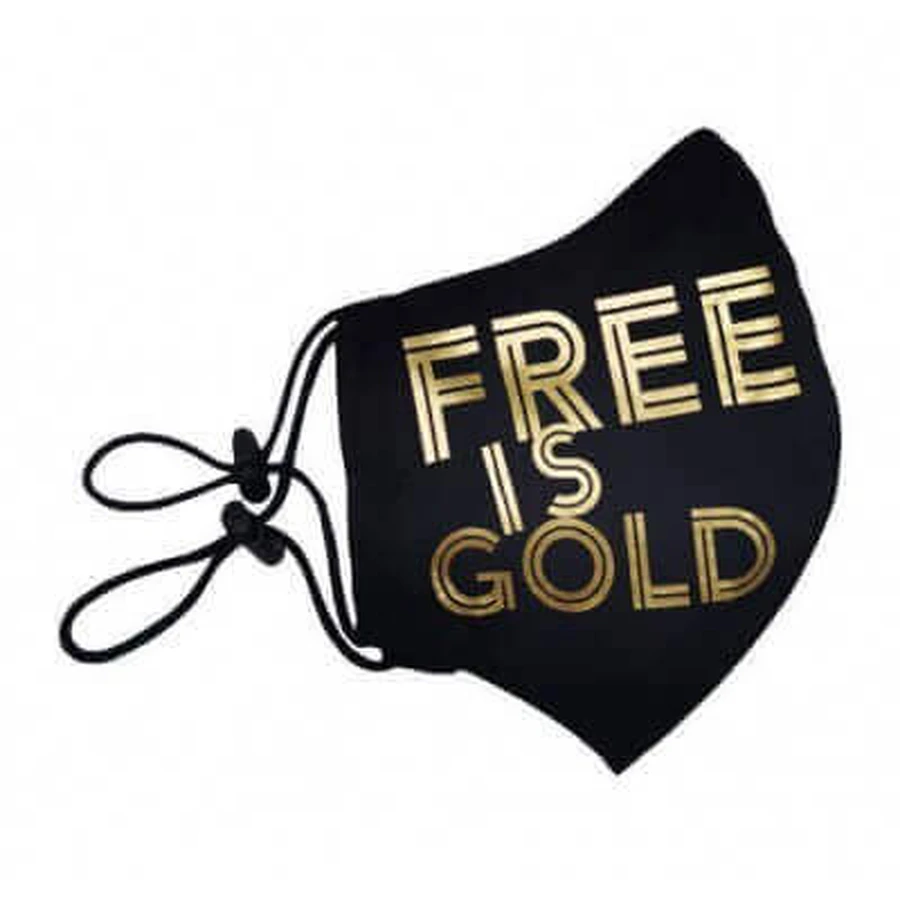 Бавовняна маска Olmed Freedom is Gold +1 фільтр розмір S/M: ціни та характеристики