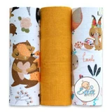 EGA KIDS Premium муслиновые пеленки 60х80см комплект №1 (1136), 3 шт.
