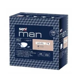 SENI Man Light Level 1, 15 шт. - Анатомические урологические вставки для мужчин