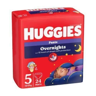 Підгузки HUGGIES Overnights Pants розмір 5 (12-17кг), 24шт