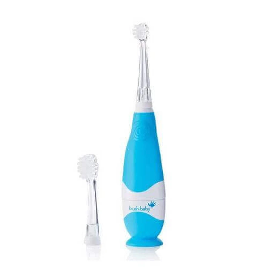 BRUSH-BABY BabySonic Pro звуковая зубная щетка для детей (0-3 года) голубая, 1 шт.: цены и характеристики