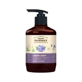 GREEN PHARMACY Жидкое мыло с ромашкой и льном, 460 мл