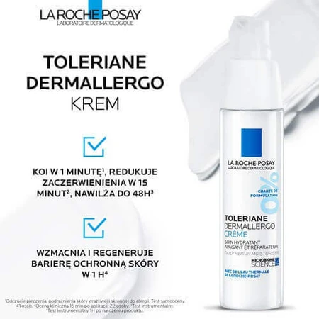 LA ROCHE-POSAY Toleriane Дермаалерго-крем, 40 мл, LA ROCHE-POSAY Toleriane Дермаалерго-крем, 40 мл: ціни та характеристики