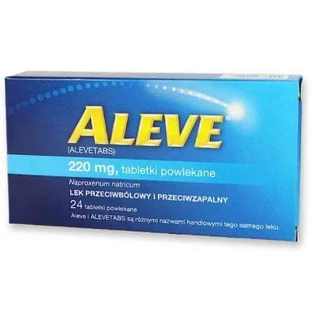 Алеве 0,22г 24 таблетки ІНФАРМ