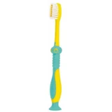 Детская зубная щетка Mattes Dino Smile M66 Soft 3+ зеленый/желтый
