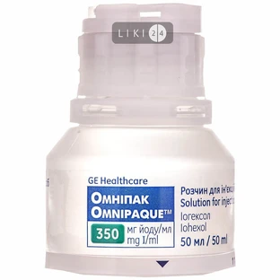 Омнипак р-р д/ин. 350 мг йода/мл фл. 50 мл №10