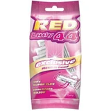 Mattes Red для женских одноразовых бритв Lady 44, 5шт