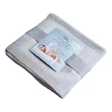 Бамбукова ковдра 80x100см сіра Терези- Babies Бамбукова ковдра 80x100см сіра