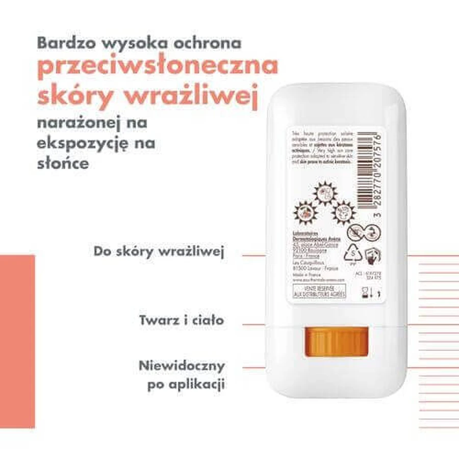 AVENE SunsiStick KA SPF 50+, 20 г: цены и характеристики