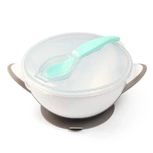 BABYONO Миска для немовлят з присоскою та ложкою 1063/02