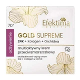 Мультиактивний крем проти зморшок EFEKTIMA Gold Supreme 24K + колаген + орхідея Омолодження 70+, 50 мл
