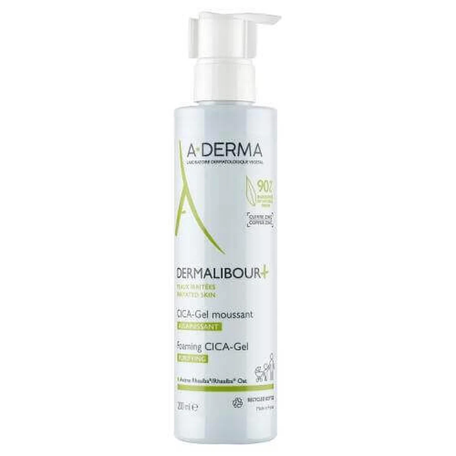 Гель для умывания A-DERMA DERMALIBOUR+ CICA, 200 мл: цены и характеристики