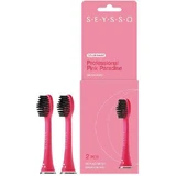 SEYSSO Color Professional Pink Paradise Сменные насадки для зубной щетки sonic, 2 шт.