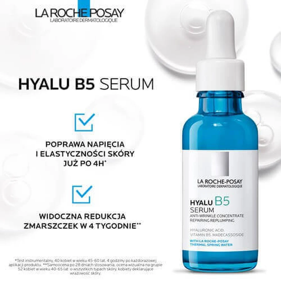 La Roche-Posay Hyalu B5, сыворотка для лица против морщин и регенерирующая, 30 мл: цены и характеристики