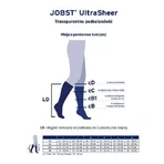 JOBST ULTRASHEER Короткі компресійні гольфи CCL1 натуральні, розмір 1 ZP: ціни та характеристики