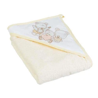 Халат для ванной TEGA BABY мишка бежевый 80х80 см, 1 шт.