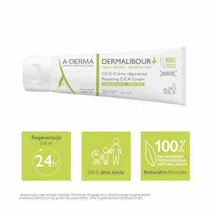 A-DERMA DERMALIBOUR+ CICA Восстанавливающий крем, 50 мл