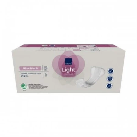 ABENA light premium ultra mini 0 - стельки, 24шт: цены и характеристики