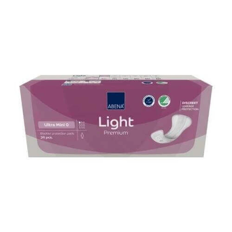ABENA light premium ultra mini 0 - стельки, 24шт: цены и характеристики