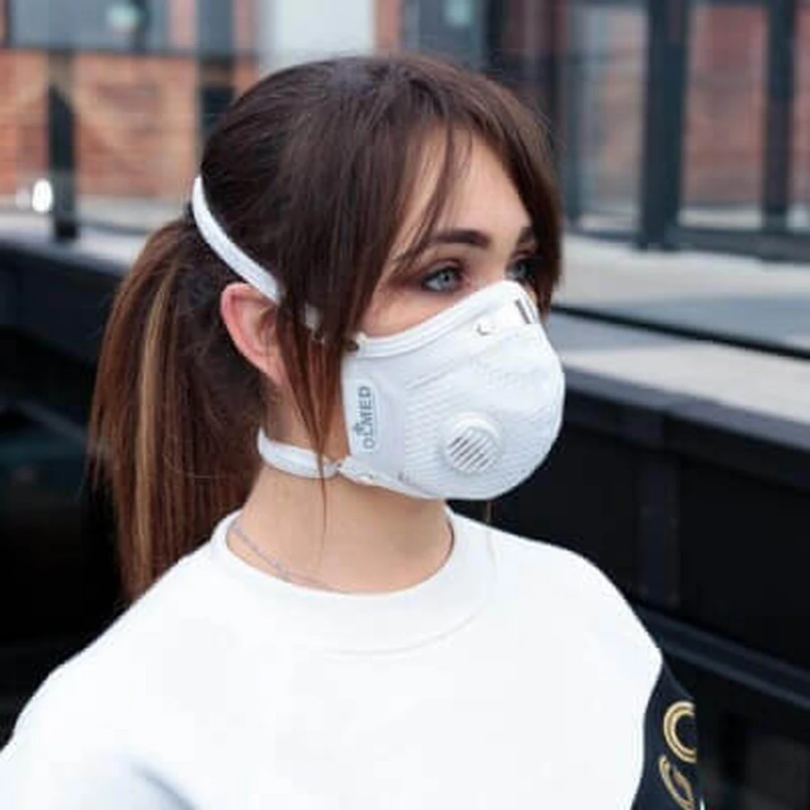 Olmed Sports Mask White (1+1 фільтр) розмір L, дизайн Анжеліка Юзефчик (Angelika Józefczyk): ціни та характеристики