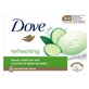 Dove Освежающий крем-бар для умывания с огурцом и зеленым чаем, 90 г