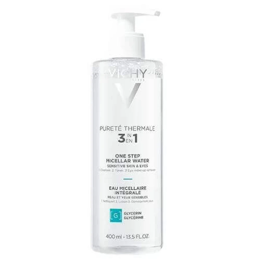 VICHY PURETE THERMALE Мицеллярный лосьон для чувствительной кожи, 400 мл: цены и характеристики