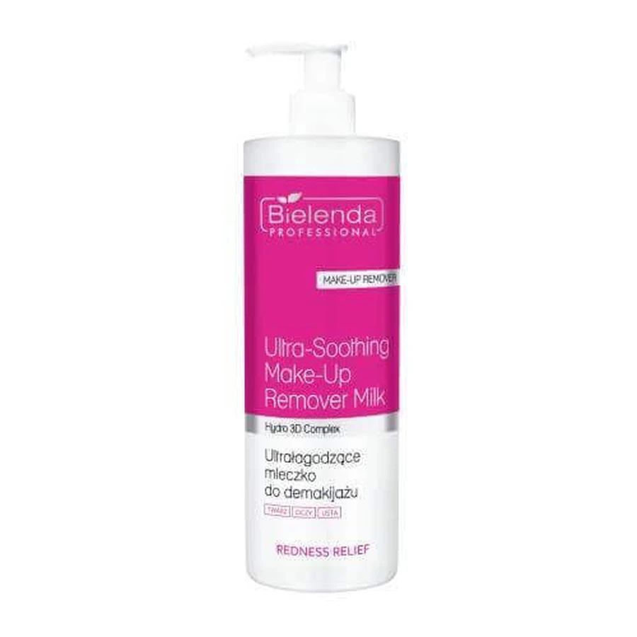 BIELENDA PROFESSIONAL Redness Relief Ультра-смягчающее молочко для снятия макияжа с лица, глаз и губ 500 мл.: цены и характеристики
