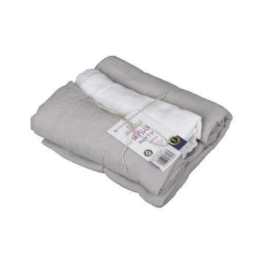 BabyMatex Муслиновые пеленки 70х80см серые, 3шт: цены и характеристики