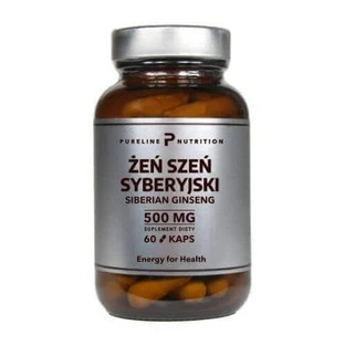 Pureline Nutrition Сибирский женьшень 500 мг, 60 капсул