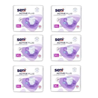 Набір SENI ACTIVE PLUS XL, 6 х 10 шт. - Гнучкі поглинаючі труси