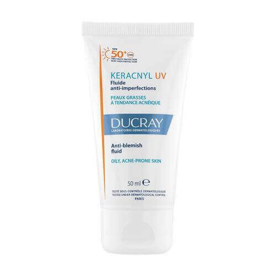 DUCRAY KERACNYL УФ-флюїд проти недосконалостей SPF50+ 50мл: ціни та характеристики