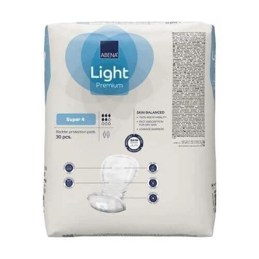 Впитывающие прокладки ABENA Light Super 4, 30 шт.: цены и характеристики