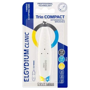 Elgydium Clinic Trio Compact Зубная щетка 0,6/0,8/1 мм, 1 шт.