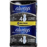 Ночные полотенца ALWAYS Ultra Secure Night Towels XL - 12 шт.