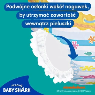 Pampers Splashers 5-6 (14+ кг) одноразові підгузки для плавання Baby Shark, 10шт