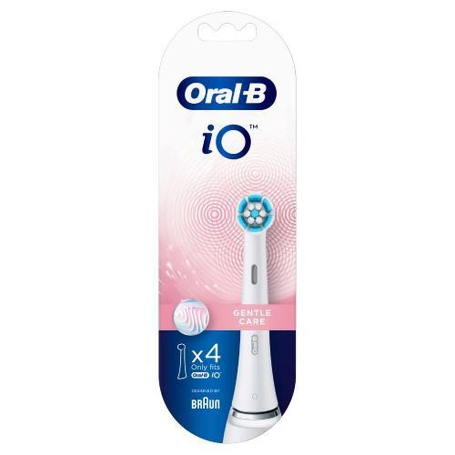 Oral-B iO Gentle Care Сменные насадки для электрических зубных щеток белые, 4 шт.: цены и характеристики