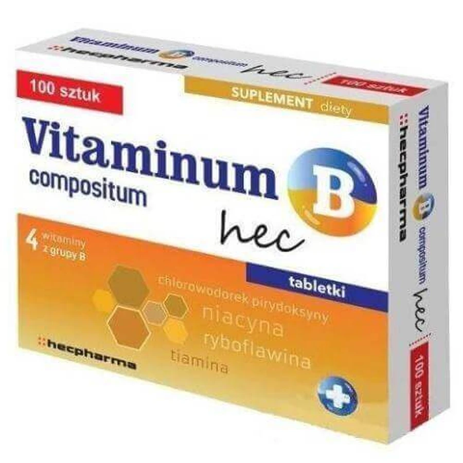Vitaminum B compositum hec - 50 таблеток: ціни та характеристики