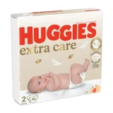 Підгузки HUGGIES Extra Care розмір 2 (3-6 кг), 82 шт.