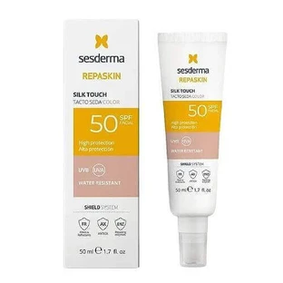 Sesderma Repaskin Silk Touch Color Сонцезахисний крем для вирівнювання кольору шкіри SPF 50, 50 мл