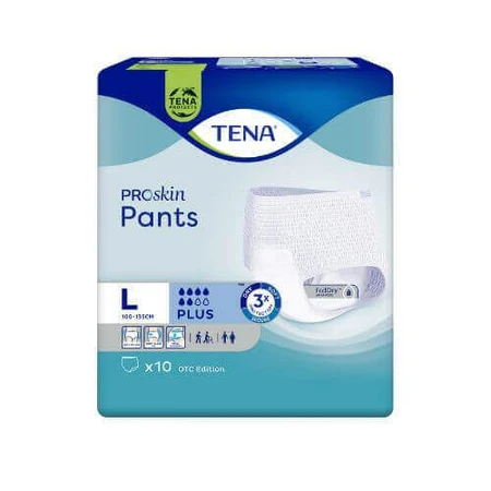 TENA Pants ProSkin Plus L поглинаючі трусики, 10шт: ціни та характеристики