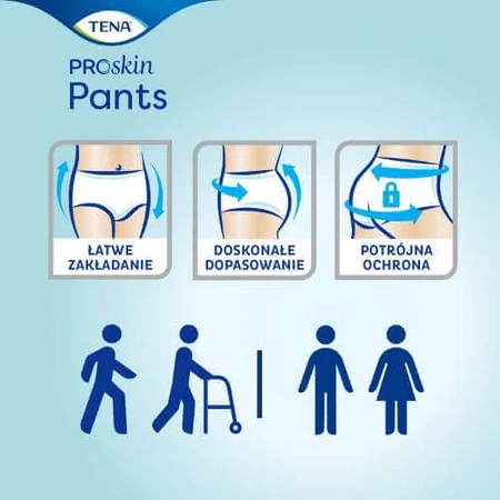 TENA Pants ProSkin Plus L поглинаючі трусики, 10шт: ціни та характеристики