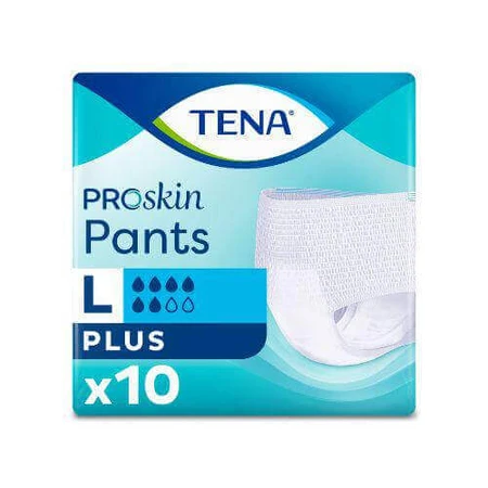 TENA Pants ProSkin Plus L поглинаючі трусики, 10шт: ціни та характеристики