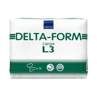 Подгузники для взрослых ABENA DELTA-FORM Large L3, 15 шт.