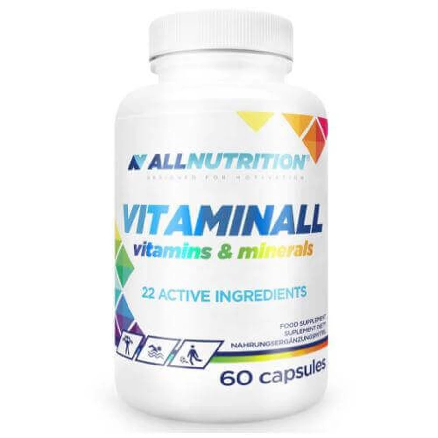 Allnutrition Vitaminall Вітаміни та мінерали, 60 капсул: ціни та характеристики