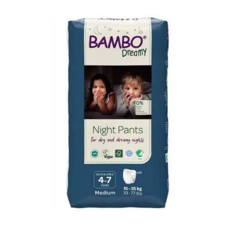 Підгузки BAMBO Dreamy Night Pants BOYS&GIRLS 4-7 років (M 15-35кг), 10шт: ціни та характеристики