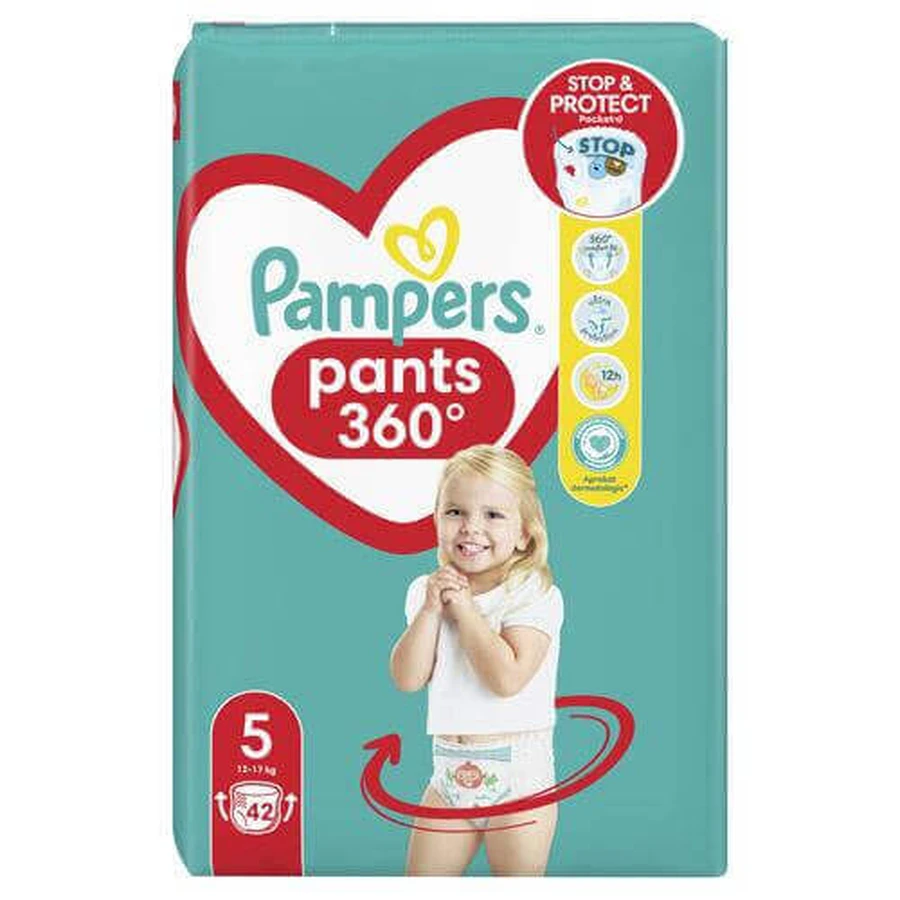 Підгузки Pampers Pants розмір 5, 42 шт.: ціни та характеристики