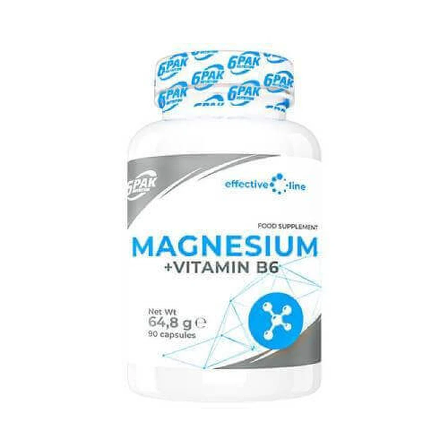 6Pak Nutrition Магний + Витамин B6, 90 капс: цены и характеристики