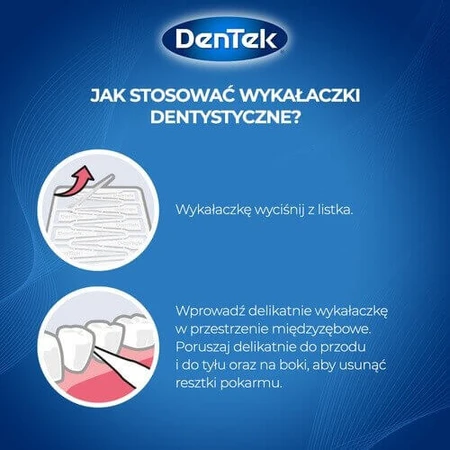 Карманные зубочистки DENTEK, 33 шт.: цены и характеристики