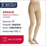 Компрессионные колготки JOBST OPAQUE CCL1 натуральные, размер 5 ZP: цены и характеристики